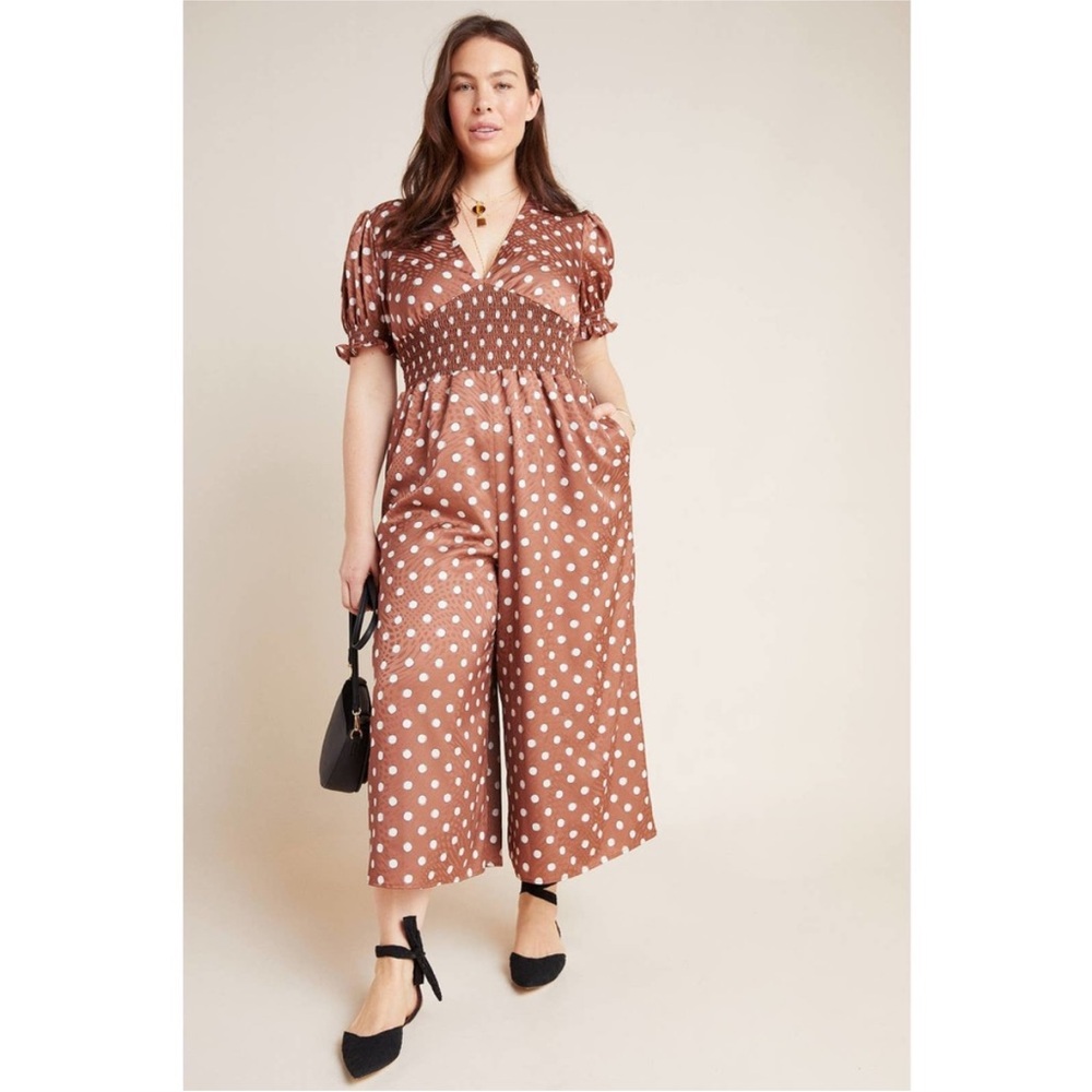 Hutch Anthropologie Lavinia Polka Dot Jumpsuit 3X